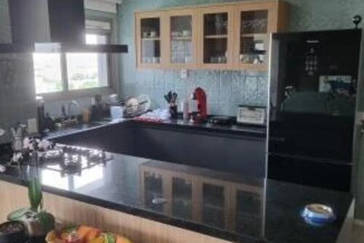 Depois: cozinha do Apartamento Mooca reformado