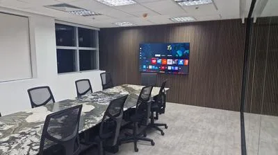 Paulista: sala de reunião envidraçada