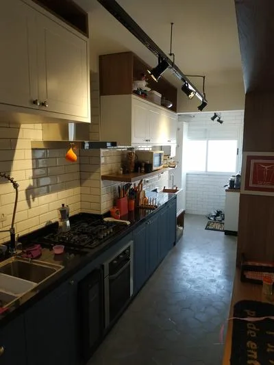Pinheiros: cozinha integrada